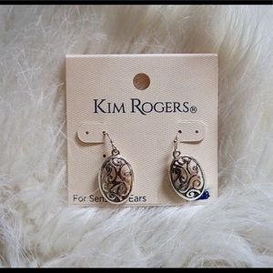 Kim Rogers sensitive silver earrings.